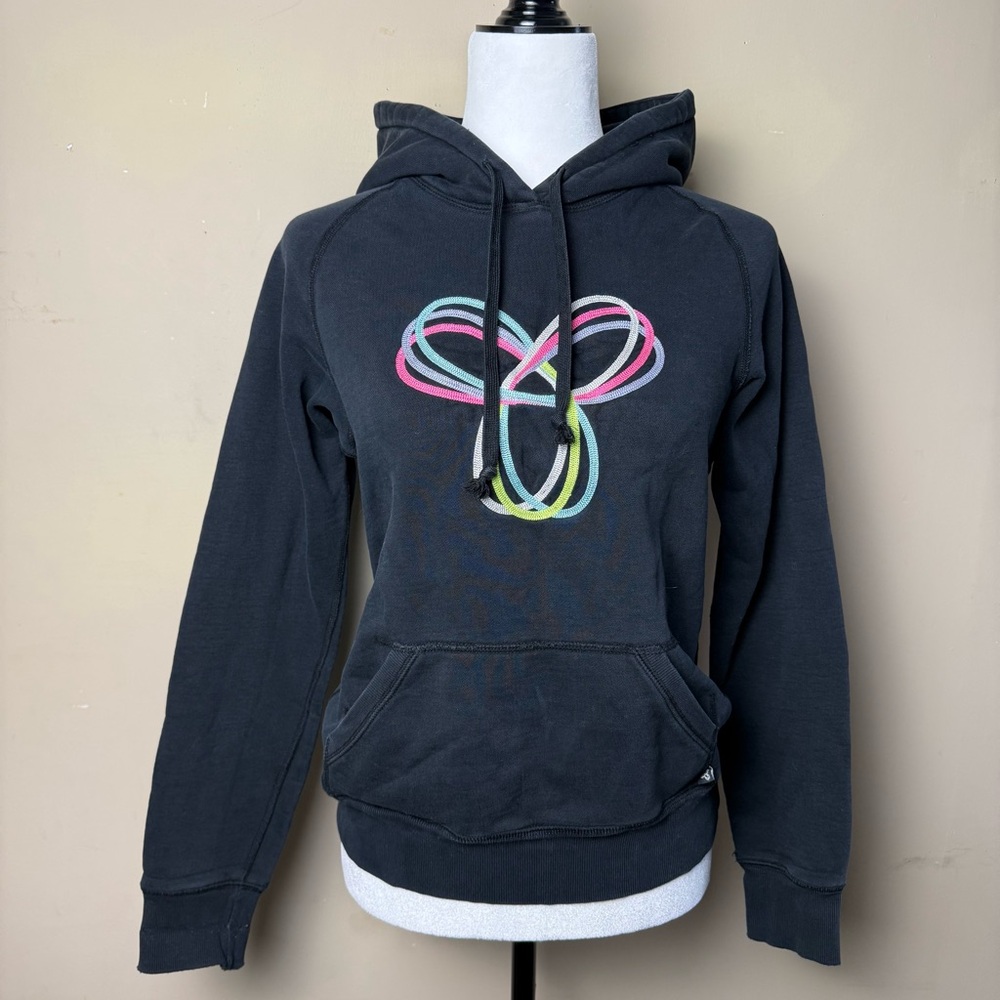 TNA Black‎ Hoodie with Multicolor Logo